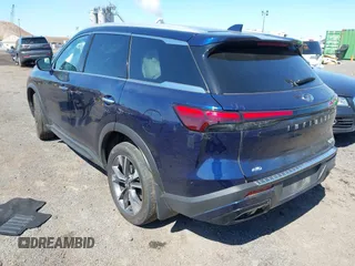 2023 Infiniti QX60 Luxe z VIN 5N1DL1FS3PC358124, wystawiony jako IAAI lot #41985237 z przebiegiem 17 259 mil mil oraz . Historia ofert i sprzedaży dostępna na DreamBid. Obrazek 3.