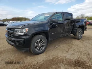 2021 Chevrolet Colorado 4WD Work Truck with VIN 1GCGTBEN4M1107560, listed as a Copart auction lot 55130855 with 65,567 mi miles and Non repairable. Bid and sale history available at DreamBid. Image 1.