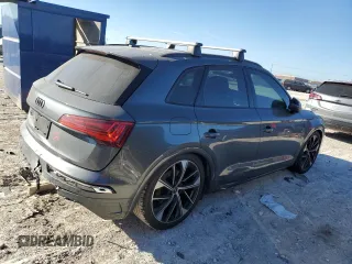 2024 Audi SQ5 Premium Plus with VIN WA1B4AFY7R2008656, listed as a Copart auction lot 81960514 with 16,248 mi miles and Salvage Title. Bid and sale history available at DreamBid. Image 3.