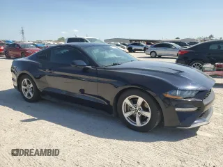 2021 Ford Mustang EcoBoost with VIN 1FA6P8TH8M5134145, listed as a Copart auction lot 50377265 with 41,098 mi miles and Salvage Title. Bid and sale history available at carsss.com. Image 4.