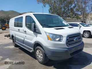 2015 Ford Transit Cargo with VIN 1FTNR1ZM5FKA66483, listed as a IAAI auction lot 39363805 with 43,538 mi miles and . Bid and sale history available at DreamBid. Image 1.
