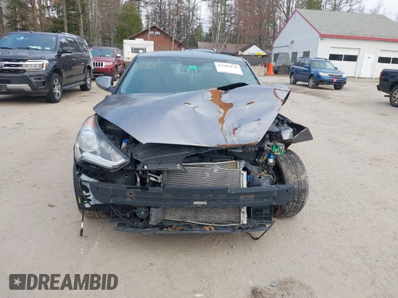 2014 Hyundai Veloster with VIN KMHTC6AD5EU183478, listed as a IAAI auction lot 42107170 with 64,905 mi miles. Bid and sale history available at carsss.com. Image 13.