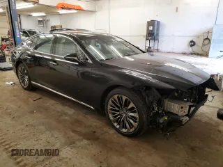 2019 Lexus LS with VIN JTHC51FF6K5006583, listed as a Copart auction lot 81748074 with 98,323 mi miles and Salvage Title. Bid and sale history available at carsss.com. Image 4.