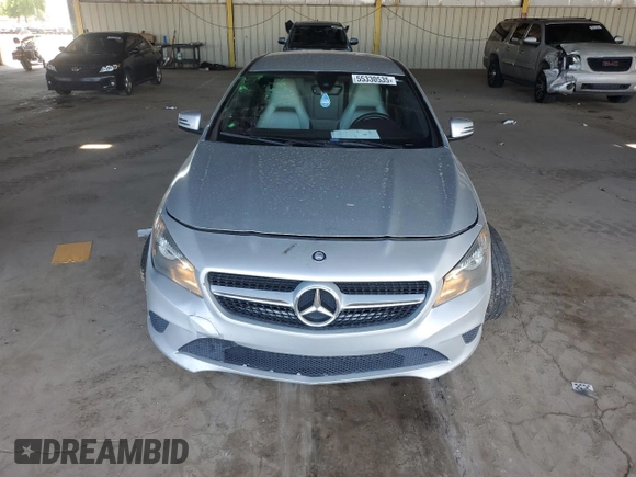 2015 Mercedes-Benz CLA 250 with VIN WDDSJ4EB2FN181305, listed as a Copart auction lot 55330535 with 115,292 mi miles and Salvage Title. Bid and sale history available at DreamBid. Image 5.