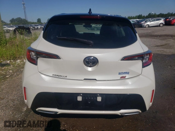 2021 Toyota Corolla Hatchback SE with VIN JTND4MBE6M3133125, listed as a Copart auction lot 56370614 with 78,886 mi miles and Salvage Title. Bid and sale history available at carsss.com. Image 6.