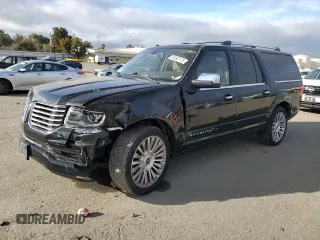 2017 Lincoln Navigator Reserve z VIN 5LMJJ3LT4HEL00091, wystawiony jako Copart lot #46262175 z przebiegiem 105 679 mil mil oraz Szkoda całkowita • Salvage title. Historia ofert i sprzedaży dostępna na DreamBid. Obrazek 1.