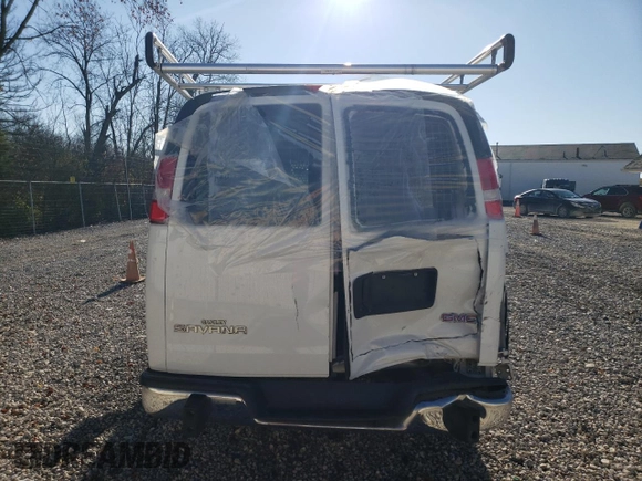 2019 GMC Savana Cargo z VIN 1GTW7AFG6K1294520, wystawiony jako Copart lot #83498774 z przebiegiem 145 685 mil mil oraz Szkoda całkowita • Salvage title. Historia ofert i sprzedaży dostępna na DreamBid. Obrazek 6.