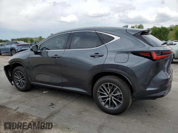 2022 Lexus NX 350h with VIN JTJAKCEZ0N5001874, listed as a Copart auction lot 58402925 with 21,016 mi miles and Salvage title. Bid and sale history available at DreamBid. Image 2.
