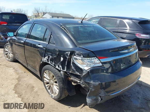 2012 Chrysler 200 Limited with VIN 1C3CCBCB5CN250360, listed as a IAAI auction lot 42097883 with 91,746 mi miles and . Bid and sale history available at DreamBid. Image 3.
