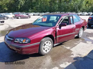 2004 Chevrolet Impala with VIN 2G1WF52E549429976, listed as a IAAI auction lot 40451492 with 55,150 mi miles. Bid and sale history available at carsss.com. Image 17.