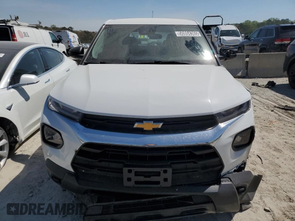 2021 Chevrolet TrailBlazer LS with VIN KL79MMS29MB149967, listed as a Copart auction lot 50804365 with 48,861 mi miles and Salvage Title. Bid and sale history available at carsss.com. Image 5.
