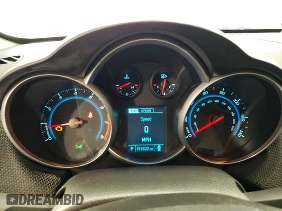 2014 Chevrolet Cruze 2LT z VIN 1G1PE5SB9E7181506, wystawiony jako Copart lot #46453855 z przebiegiem 151 602 mil mil oraz Szkoda całkowita • Salvage title. Historia ofert i sprzedaży dostępna na DreamBid. Obrazek 9.