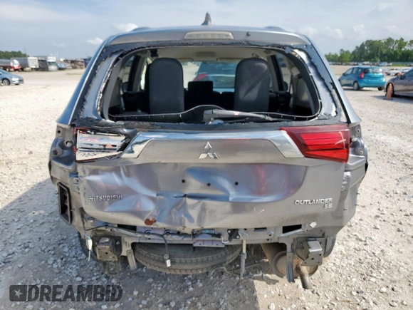 2017 Mitsubishi Outlander SE with VIN JA4AD3A30HZ065399, listed as a Copart auction lot 60327365 with 134,287 mi miles and Salvage title. Bid and sale history available at DreamBid. Image 6.