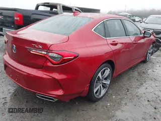 2021 Acura TLX w/Advance Package with VIN 19UUB5F66MA011980, listed as a IAAI auction lot 41570965 with 16,461 mi miles. Bid and sale history available at carsss.com. Image 4.