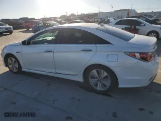 2013 Hyundai Sonata Hybrid with VIN KMHEC4A4XDA090310, listed as a Copart auction lot 41877255 with 167,329 mi miles and Salvage Title. Bid and sale history available at carsss.com. Image 2.