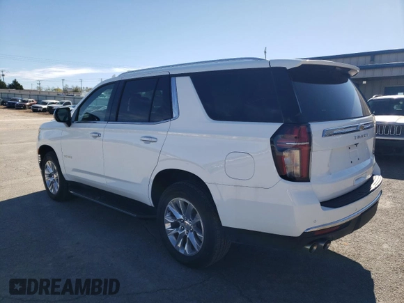 2023 Chevrolet Tahoe Premier with VIN 1GNSCSKD8PR371447, listed as a Copart auction lot 75280014 with 50,396 mi miles and Clean title. Bid and sale history available at DreamBid. Image 2.