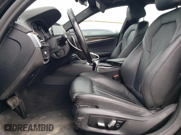 2018 BMW 5 Series 530e xDrive with VIN WBAJB1C54JG624157, listed as a Copart auction lot 51485545 with 111,659 mi miles and Salvage Title. Bid and sale history available at carsss.com. Image 7.