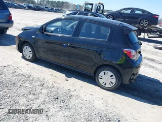 2021 Mitsubishi Mirage ES with VIN ML32AUHJ6MH006728, listed as a IAAI auction lot 41678312 with 36,631 mi miles and . Bid and sale history available at DreamBid. Image 3.