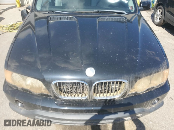 2001 BMW X5 3.0i with VIN WBAFA53511LM83216, listed as a Copart auction lot 69179654 with 0 mi miles and Salvage Title. Bid and sale history available at carsss.com. Image 12.
