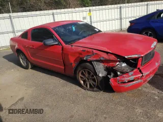 2007 Ford Mustang Deluxe with VIN 1ZVFT80N775344981, listed as a Copart auction lot 48111245 with 225,685 mi miles and Salvage Title. Bid and sale history available at carsss.com. Image 4.