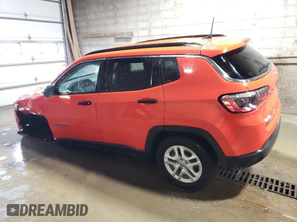 2021 Jeep Compass Sport with VIN 3C4NJDAB8MT502564, listed as a Copart auction lot 57710475 with 42,448 mi miles and Clean title. Bid and sale history available at DreamBid. Image 2.
