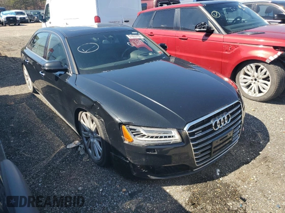 2016 Audi A8 3.0T with VIN WAU34AFD4GN012549, listed as a Copart auction lot 51053755 with 85,501 mi miles and Non repairable. Bid and sale history available at DreamBid. Image 4.