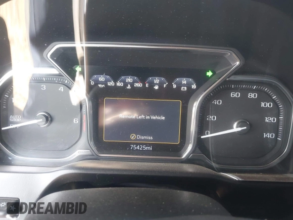2019 GMC Sierra 1500 Denali z VIN 1GTU9FEL8KZ173809, wystawiony jako IAAI lot #42363300 z przebiegiem 75 425 mil mil oraz . Historia ofert i sprzedaży dostępna na DreamBid. Obrazek 7.