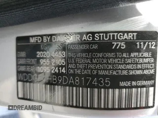 2013 Mercedes-Benz C 250 Sport с VIN WDDGF4HB9DA817435, выставлен на аукционе Copart как лот 57405835 с пробегом 137 056 миль миль и Списание • Salvage title. История ставок и продаж доступна на DreamBid. Изображение 12.