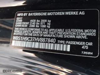 2017 BMW M2 with VIN WBS1H9C37HV887840, listed as a IAAI auction lot 41329798 with 40,942 mi miles. Bid and sale history available at carsss.com. Image 9.