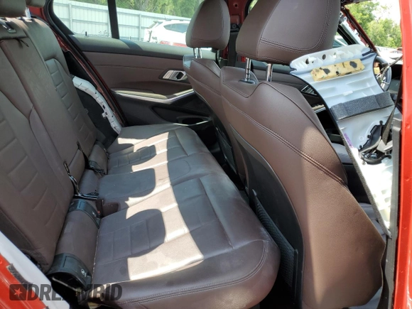 2020 BMW 3 Series 330i with VIN 3MW5R1J01L8B44177, listed as a Copart auction lot 53587184 with 54,326 mi miles and Salvage Title. Bid and sale history available at DreamBid. Image 10.