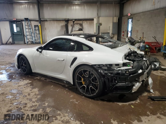 2021 Porsche 911 Turbo S with VIN WP0AD2A91MS257633, listed as a Copart auction lot 45396055 with Not Provided miles and Salvage Title. Bid and sale history available at DreamBid. Image 2.