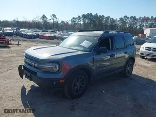 2023 Ford Bronco Sport Big Bend with VIN 3FMCR9B62PRE09504, listed as a IAAI auction lot 41780893 with 23,140 mi miles. Bid and sale history available at carsss.com. Image 2.