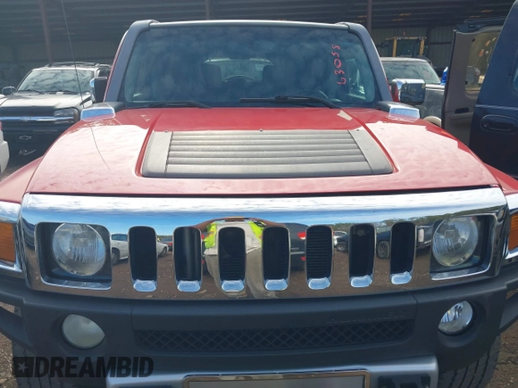 2008 Hummer H3 with VIN 5GTEN13E688123408, listed as a IAAI auction lot 41463058 with 189,430 mi miles. Bid and sale history available at carsss.com. Image 6.
