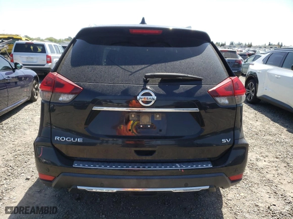 2019 Nissan Rogue SV with VIN JN8AT2MT9KW268447, listed as a Copart auction lot 52122585 with 87,215 mi miles and Salvage Title. Bid and sale history available at carsss.com. Image 6.