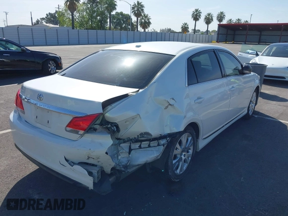 2011 Toyota Avalon with VIN 4T1BK3DB0BU414192, listed as a IAAI auction lot 42099301 with 220,967 mi miles and . Bid and sale history available at carsss.com. Image 4.