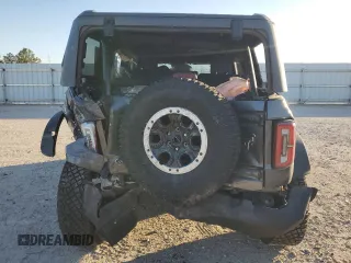 2021 Ford Bronco с VIN 1FMEE5DP7MLB03461, выставлен на аукционе Copart как лот 38855184 с пробегом 6 684 миль миль и Списание • Salvage title. История ставок и продаж доступна на DreamBid. Изображение 6.