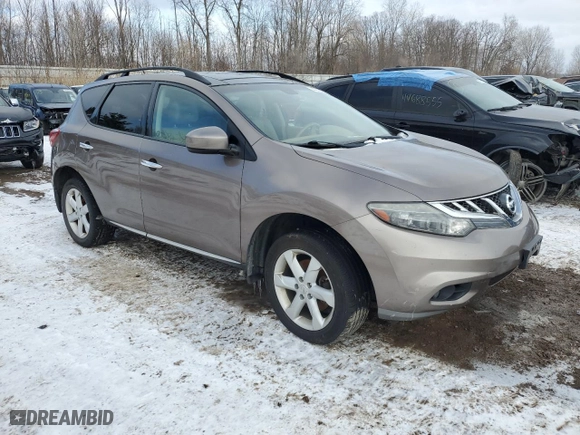 2011 Nissan Murano SV with VIN JN8AZ1MW8BW150960, listed as a Copart auction lot 44276435 with 217,267 mi miles and Clean Title. Bid and sale history available at carsss.com. Image 4.