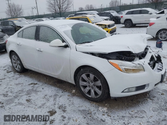 2012 Buick Regal Premium 1 z VIN 2G4GS5EK6C9121248, wystawiony jako IAAI lot #41352657 z przebiegiem 95 805 mil mil oraz . Historia ofert i sprzedaży dostępna na DreamBid. Obrazek 1.