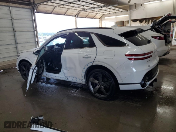 2024 Genesis GV70 Sport with VIN 5NMMCDTC2RH007132, listed as a Copart auction lot 63012715 with 23,882 mi miles and Salvage title. Bid and sale history available at DreamBid. Image 2.