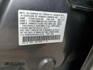 2010 Acura MDX with VIN 2HNYD2H25AH519156, listed as a Copart auction lot 47426815 with 134,241 mi miles and Salvage Title. Bid and sale history available at carsss.com. Image 13.