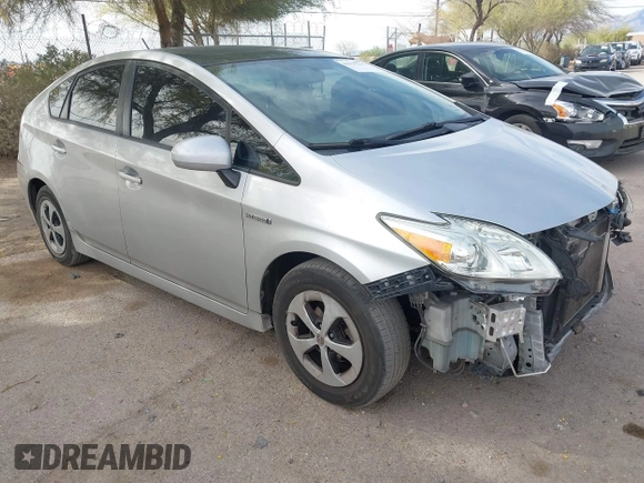 2012 Toyota Prius One with VIN JTDKN3DU3C1488383, listed as a IAAI auction lot 41937795 with 150,051 mi miles. Bid and sale history available at carsss.com. Image 1.