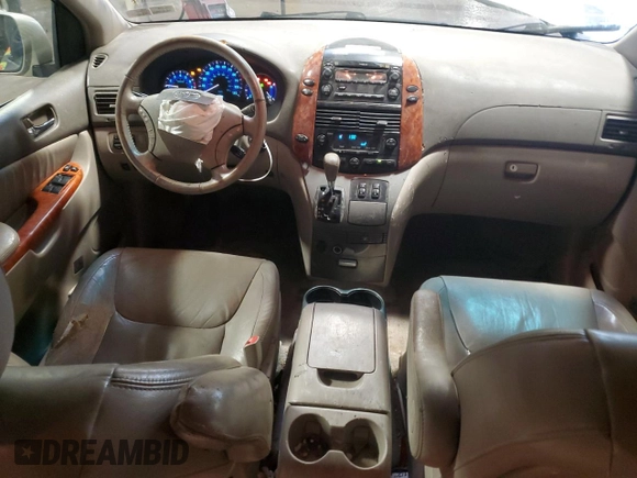 2009 Toyota Sienna XLE with VIN 5TDZK22C19S228023, listed as a Copart auction lot 57072295 with 148,080 mi miles and Salvage title. Bid and sale history available at DreamBid. Image 8.