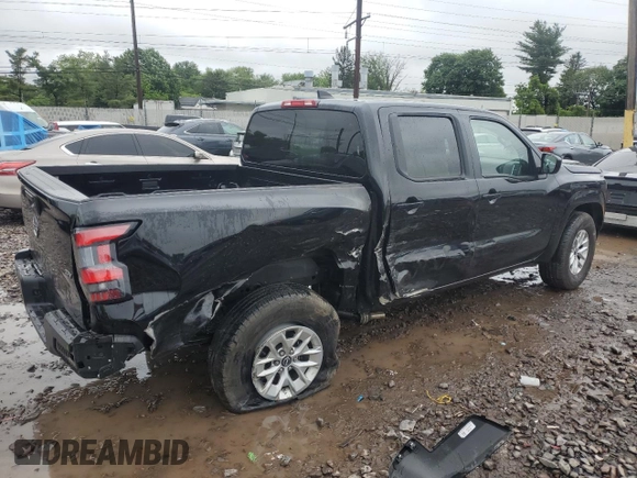 2024 Nissan Frontier SV with VIN 1N6ED1EJ0RN667374, listed as a Copart auction lot 58184865 with 9,546 mi miles and Clean title. Bid and sale history available at DreamBid. Image 3.