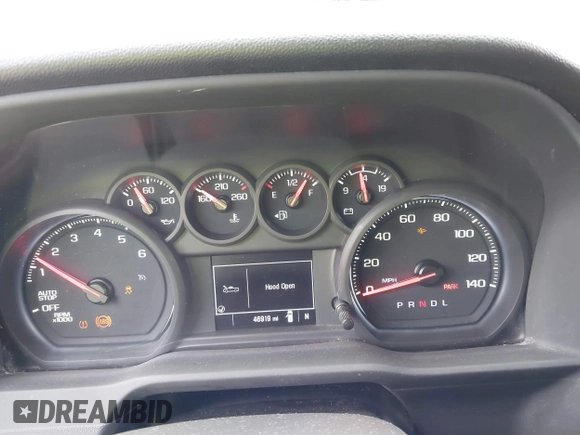 2022 Chevrolet Silverado 1500 Custom with VIN 3GCPABEK0NG630637, listed as a IAAI auction lot 41753578 with 46,919 mi miles and . Bid and sale history available at DreamBid. Image 7.
