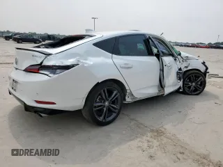 2024 Acura Integra Technology with VIN 19UDE4H6XRA002141, listed as a Copart auction lot 57291625 with Not provided miles and Salvage title. Bid and sale history available at DreamBid. Image 3.