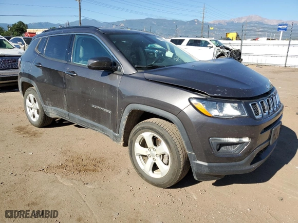 2018 Jeep Compass Latitude with VIN 3C4NJDBB8JT325217, listed as a Copart auction lot 64356803 with NaN miles and Salvage Title. Bid and sale history available at carsss.com. Image 4.