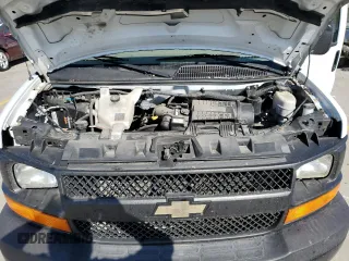 2017 Chevrolet Express Cargo Van with VIN 1GCWGBFG7H1135696, listed as a Copart auction lot 77438324 with 100,675 mi miles and Salvage Title. Bid and sale history available at carsss.com. Image 12.