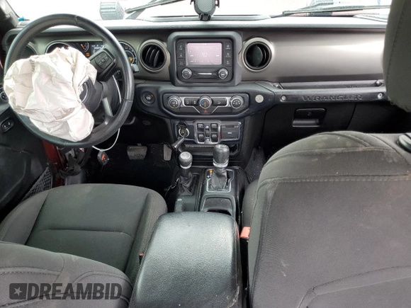2018 Jeep Wrangler Unlimited Sport S с VIN 1C4HJXDG9JW320898, выставлен на аукционе Copart как лот 54693785 с пробегом 101 380 миль миль и Списание • Salvage title. История ставок и продаж доступна на DreamBid. Изображение 8.