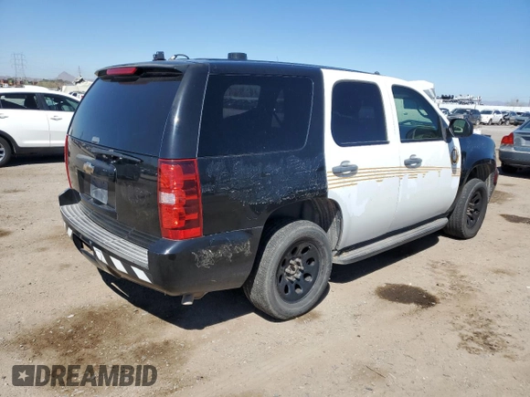 2011 Chevrolet Tahoe Commercial with VIN 1GNLC2E02BR224627, listed as a Copart auction lot 50222855 with 167,553 mi miles and Salvage title. Bid and sale history available at DreamBid. Image 3.