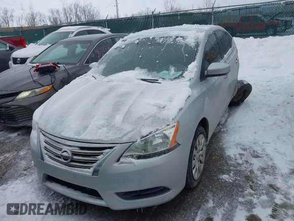 2013 Nissan Sentra SV with VIN 1N4AB7APXDN901698, listed as a IAAI auction lot 41622483 with 156,124 mi miles and . Bid and sale history available at DreamBid. Image 12.